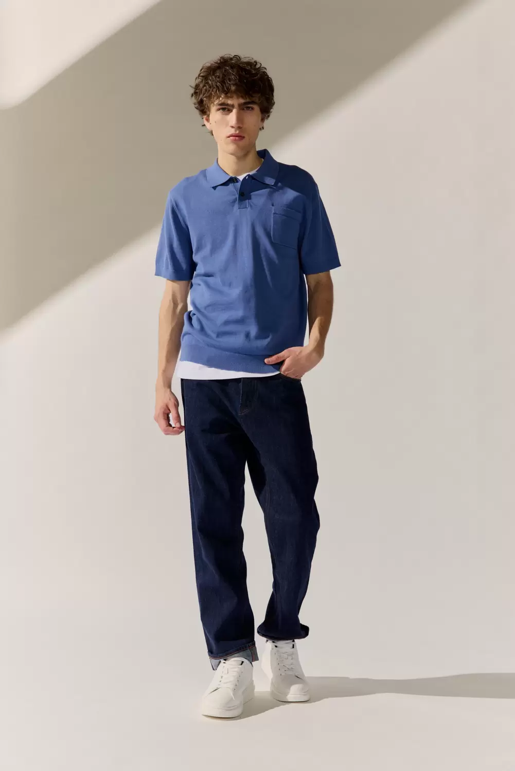 NOS Polo Strick Shirt 1/2 Arm male