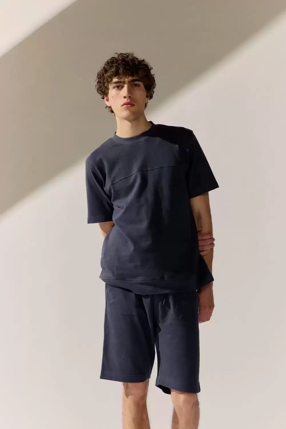 Rundhals Sweatshirt 1/2 Arm
