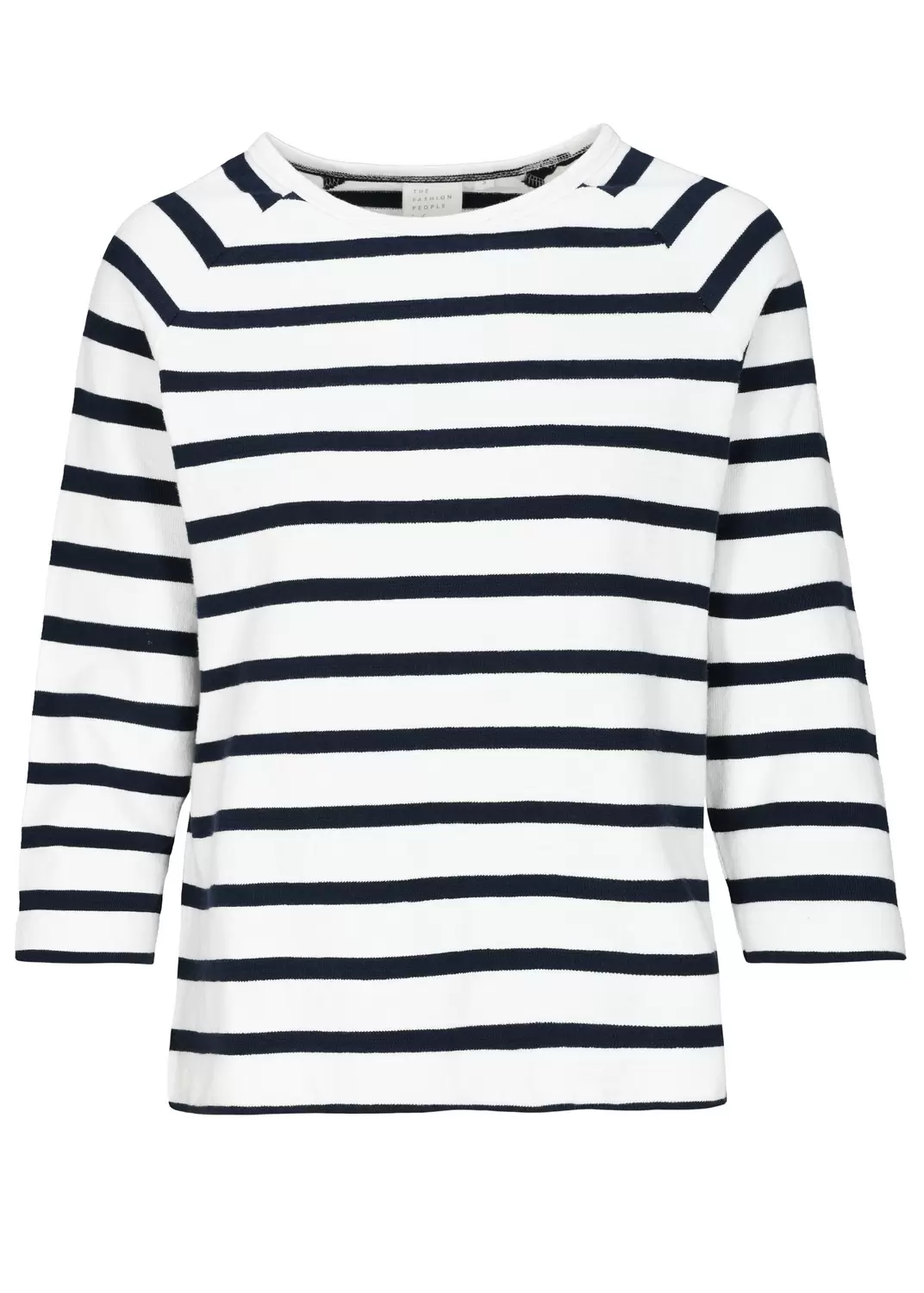 Sweater structured 3/4 sleeve