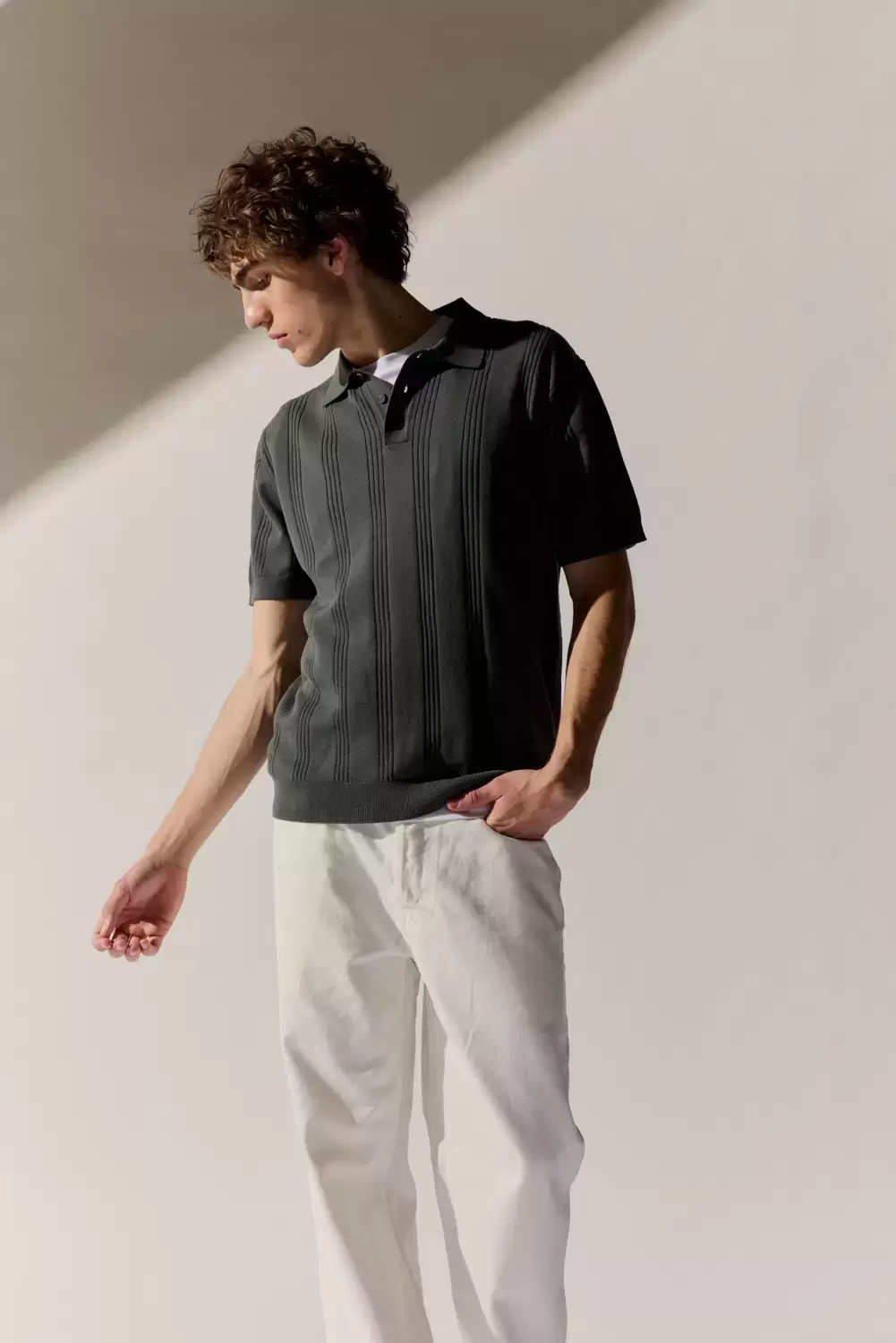 Polo Strick Shirt 1/2 Arm