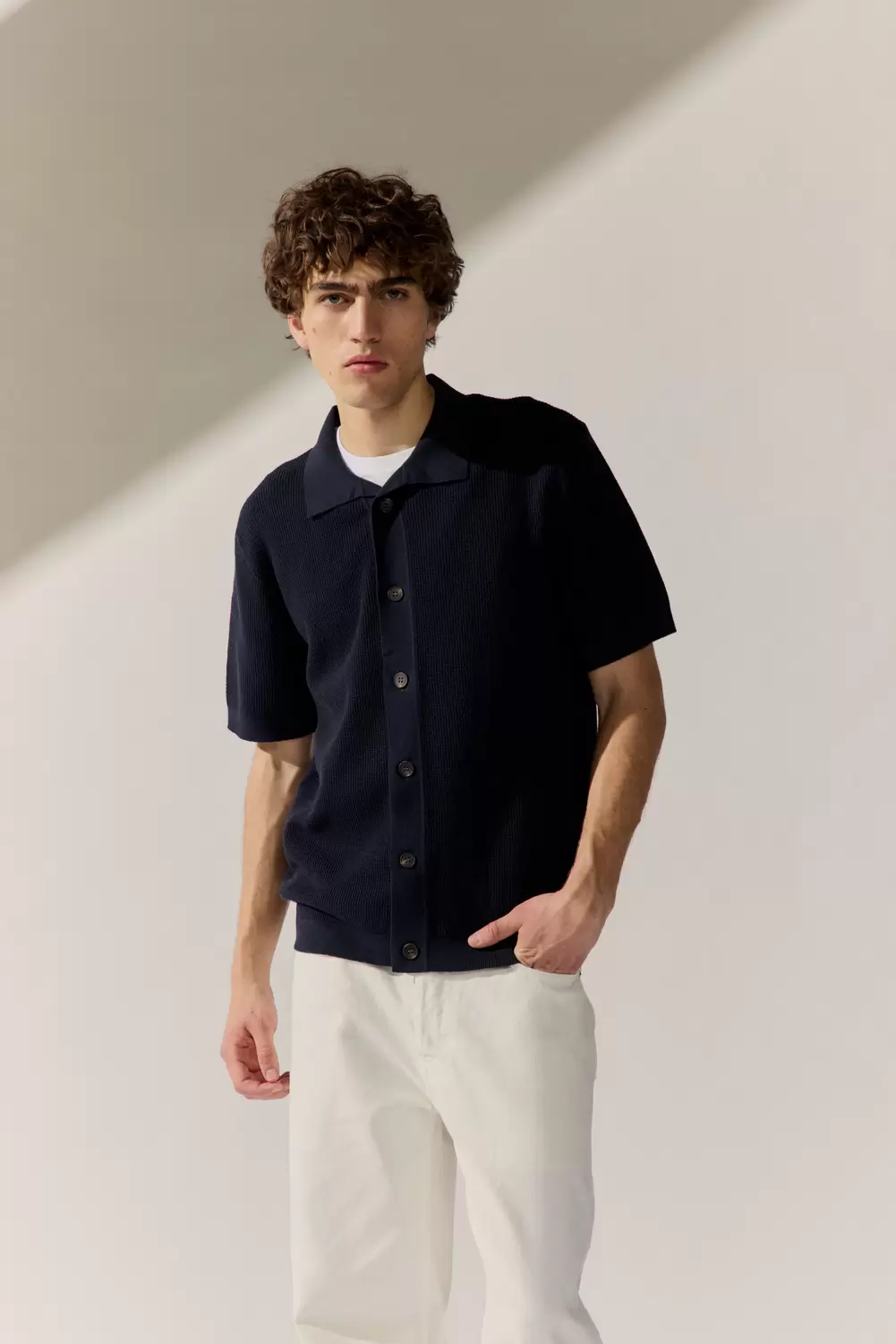 XL Polo Strick Shirt 1/2 Arm male
