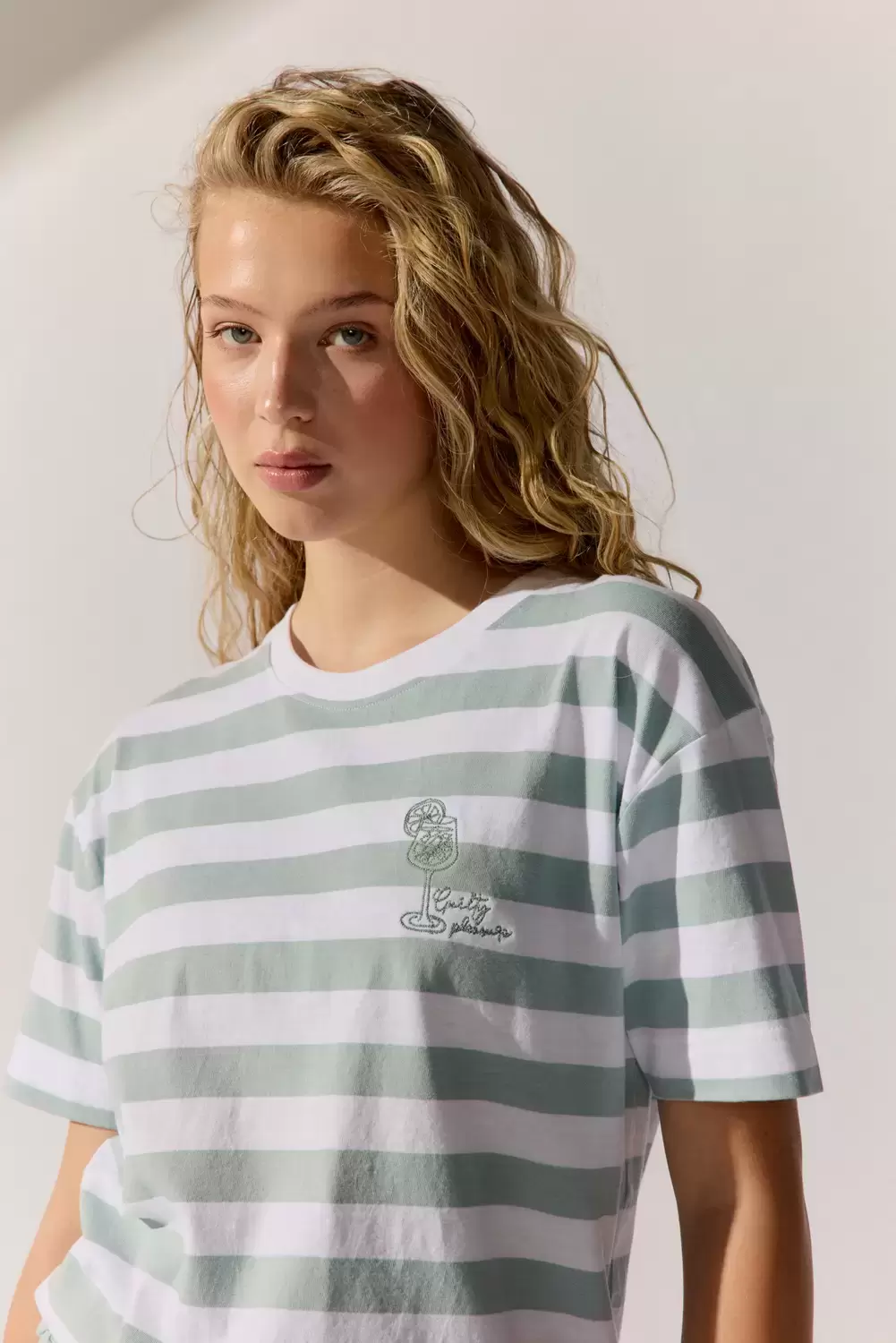 Striped T-Shirt `Lemon`