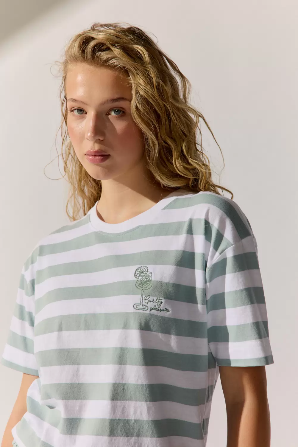 Striped T-Shirt `Lemon`