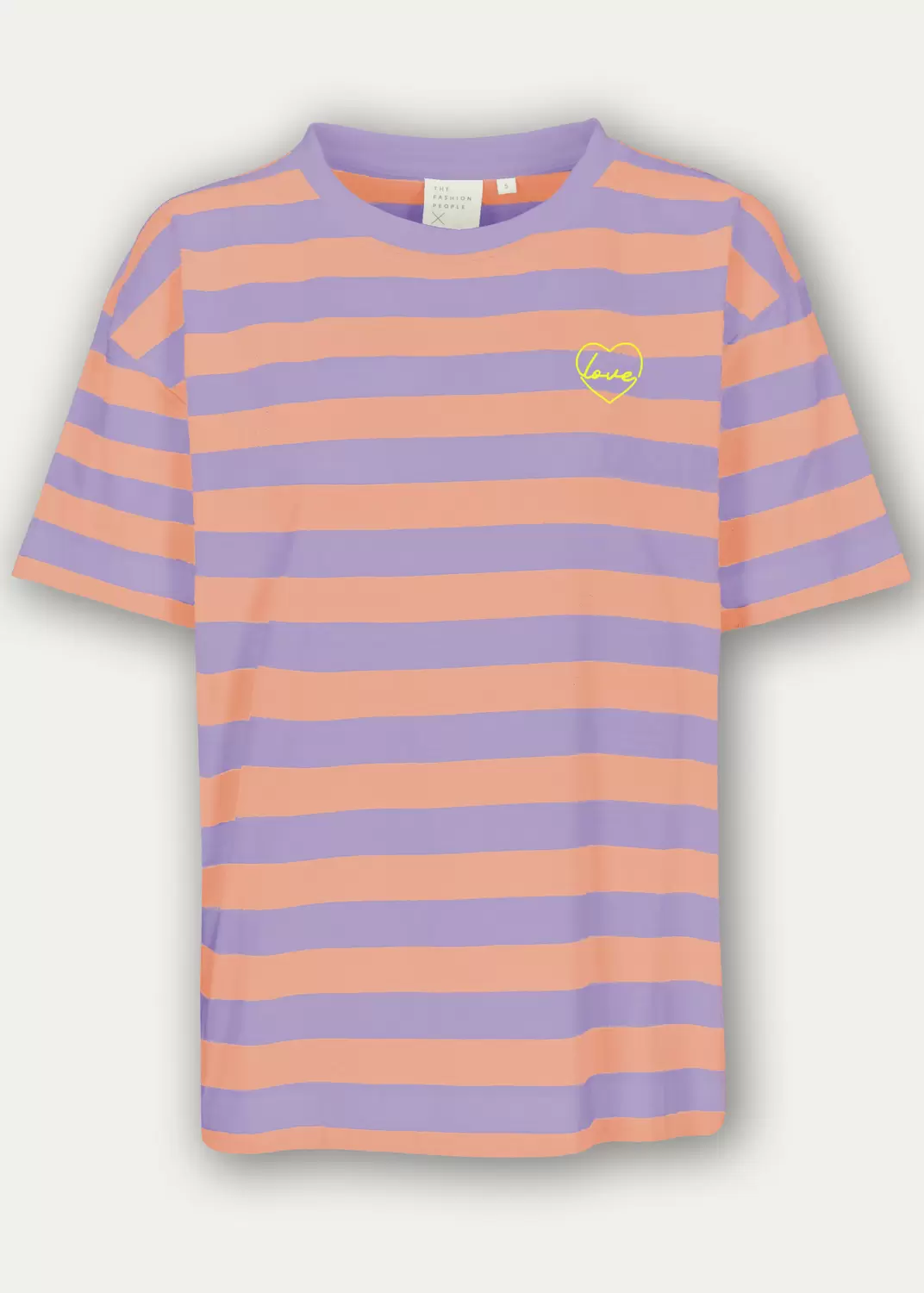 Striped T-Shirt embroidery