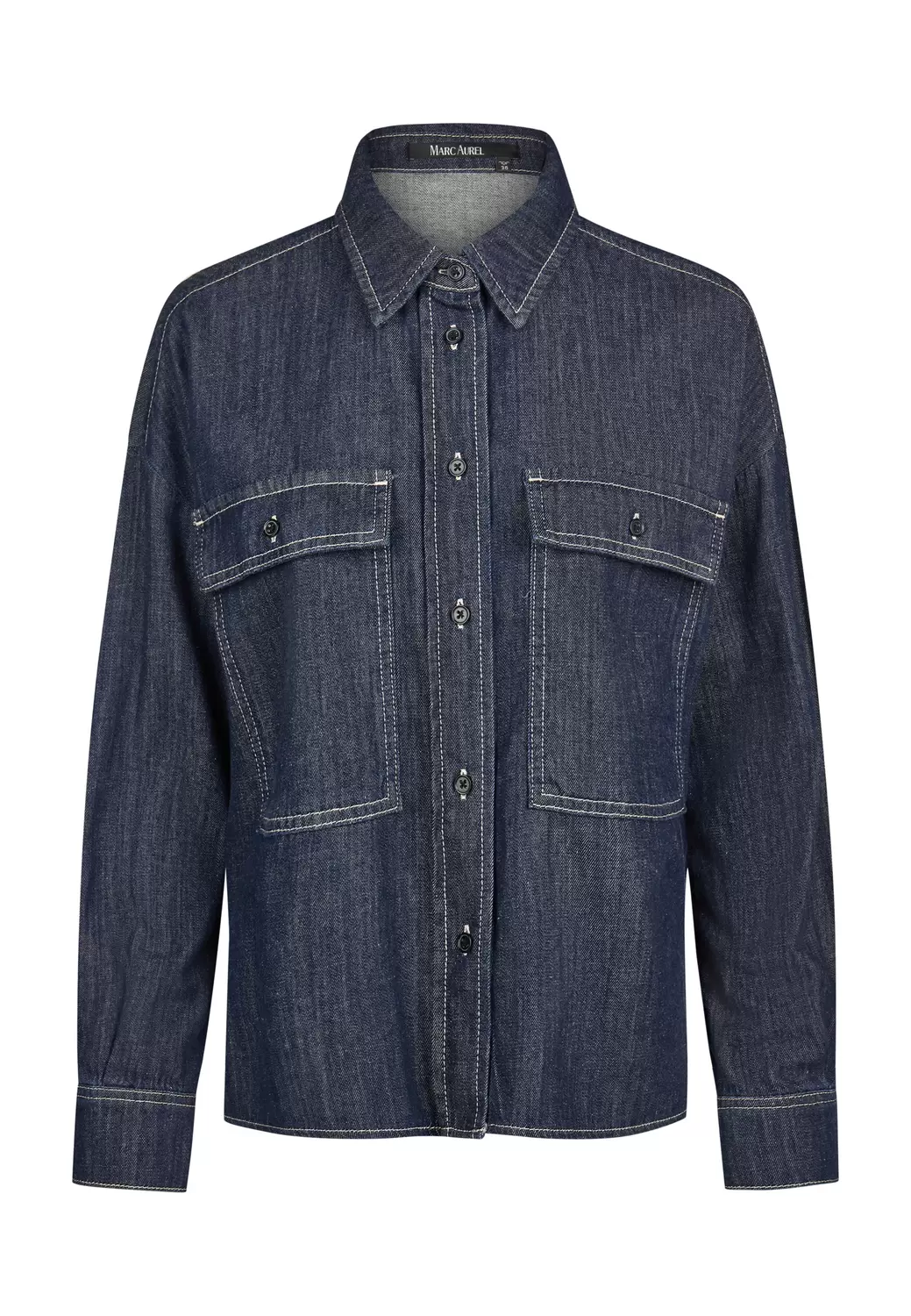 Jeanshemd mit Logostick