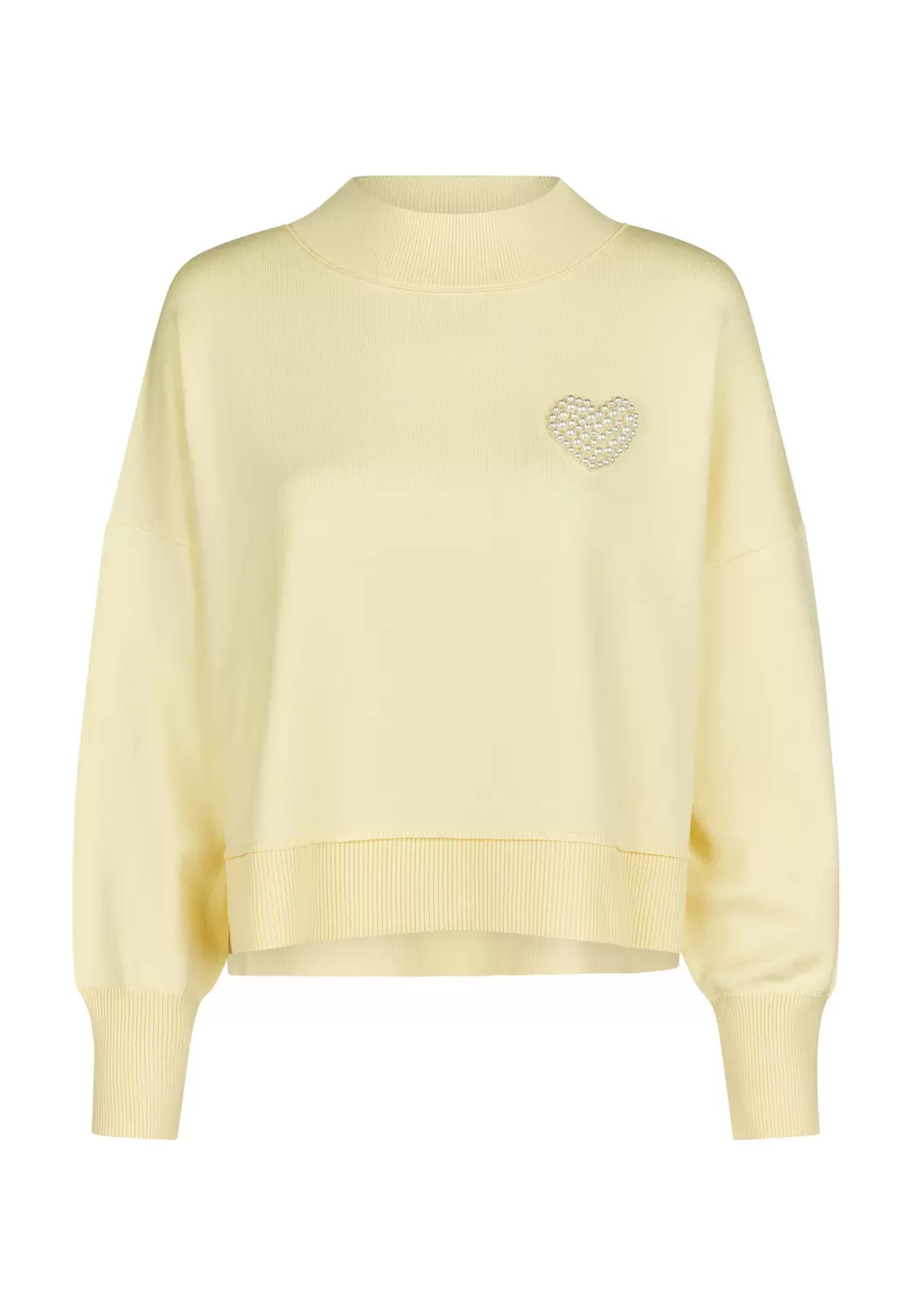 Pullover mit Perlen-Herz