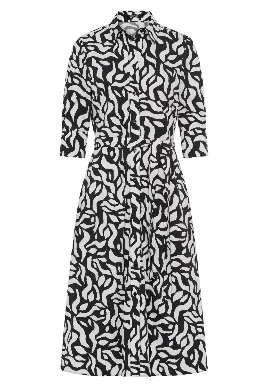 Hemdblusenkleid mit Print