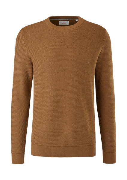 Strickpullover - 8592/BROWN