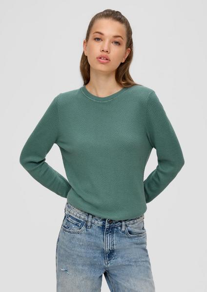 Strickpullover - 6575/BLUE GREEN