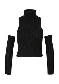 Strickpullunder - 9999/GREY/BLACK