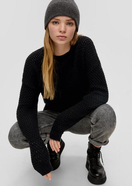 Strickpullover - 9999/GREY/BLACK