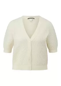 Strickjacke - 0200/WHITE