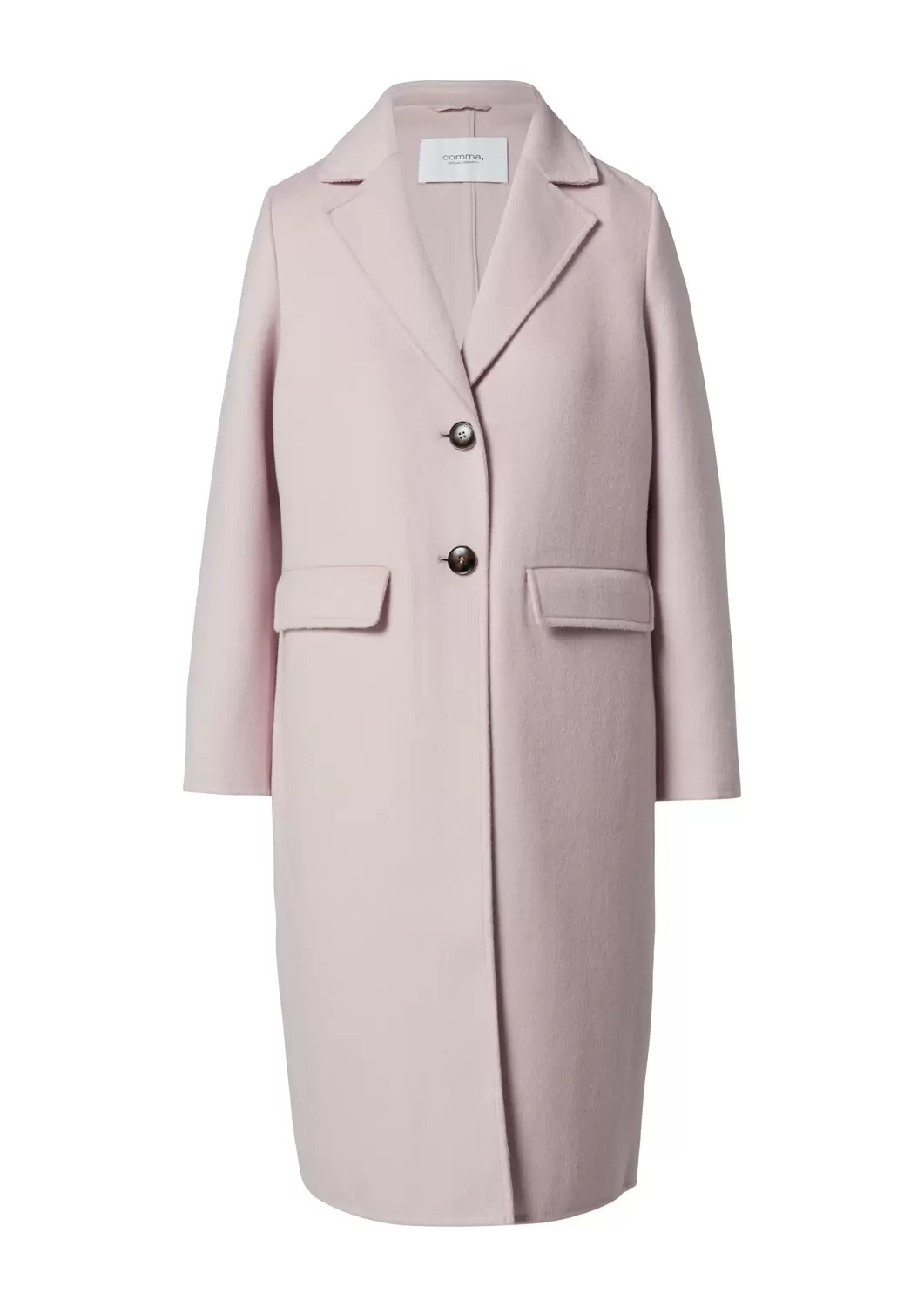 Comma Mantel Leichter Mantel Beige Damen Schmaler Mantel In Woll