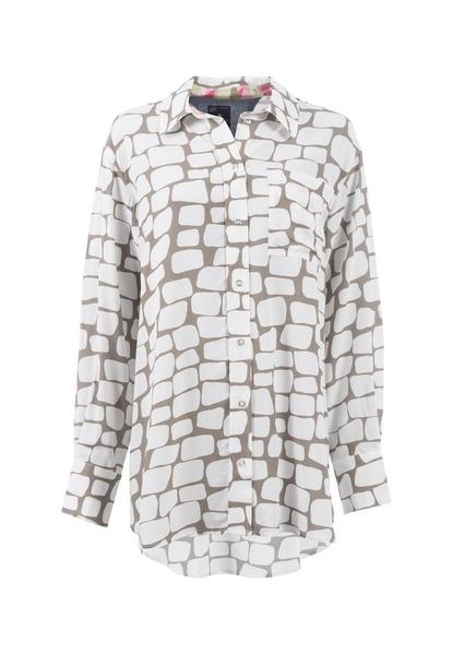 Da.Jm.Blusen 3/ - 7891/moonstone