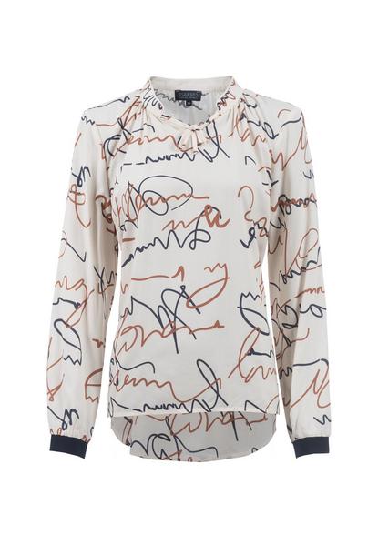 Bluse 1/1 - 6300/popcorn