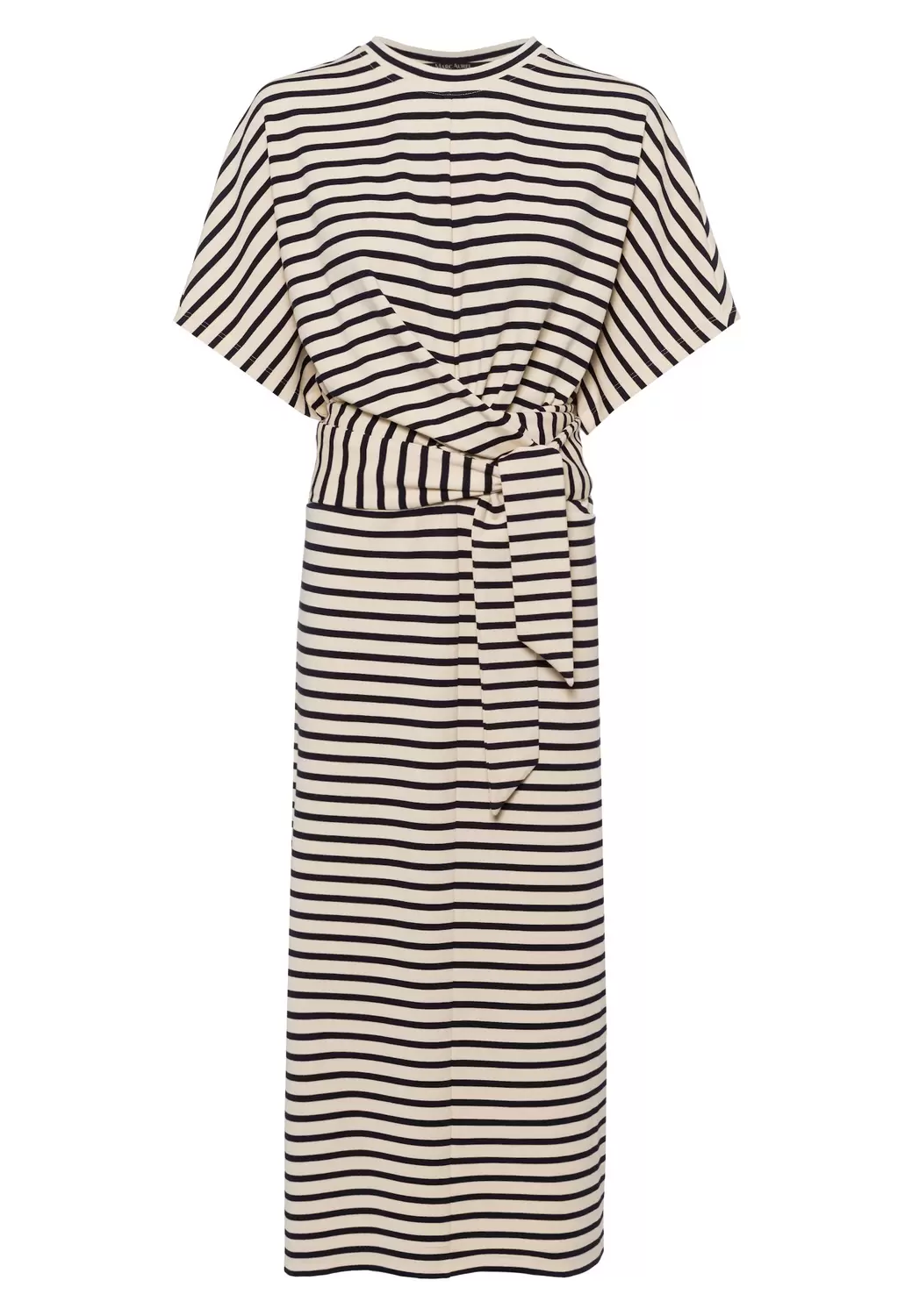 Kleider-Jersey, light sand varied