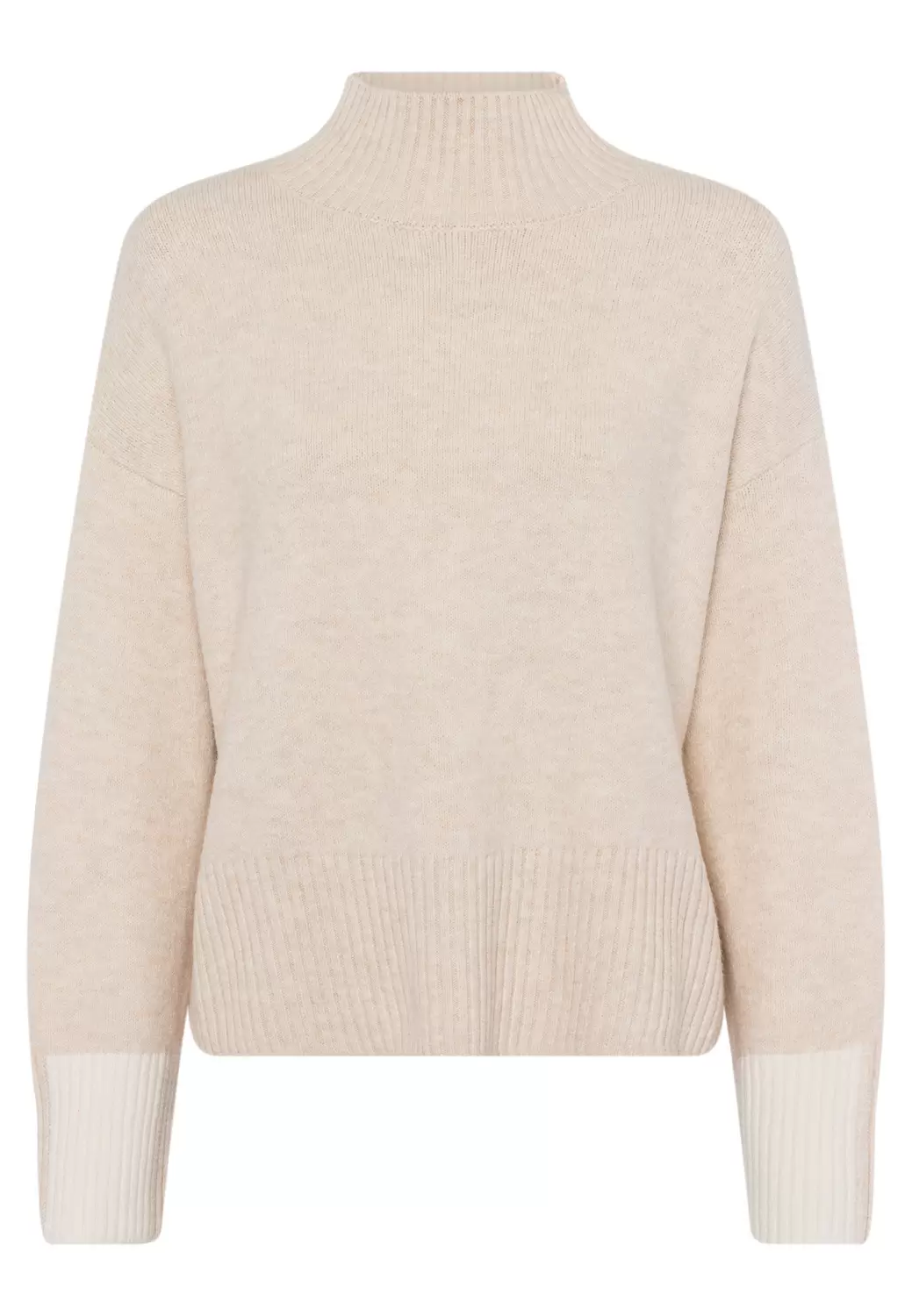 Pullover mit Kontrast-Intarsien