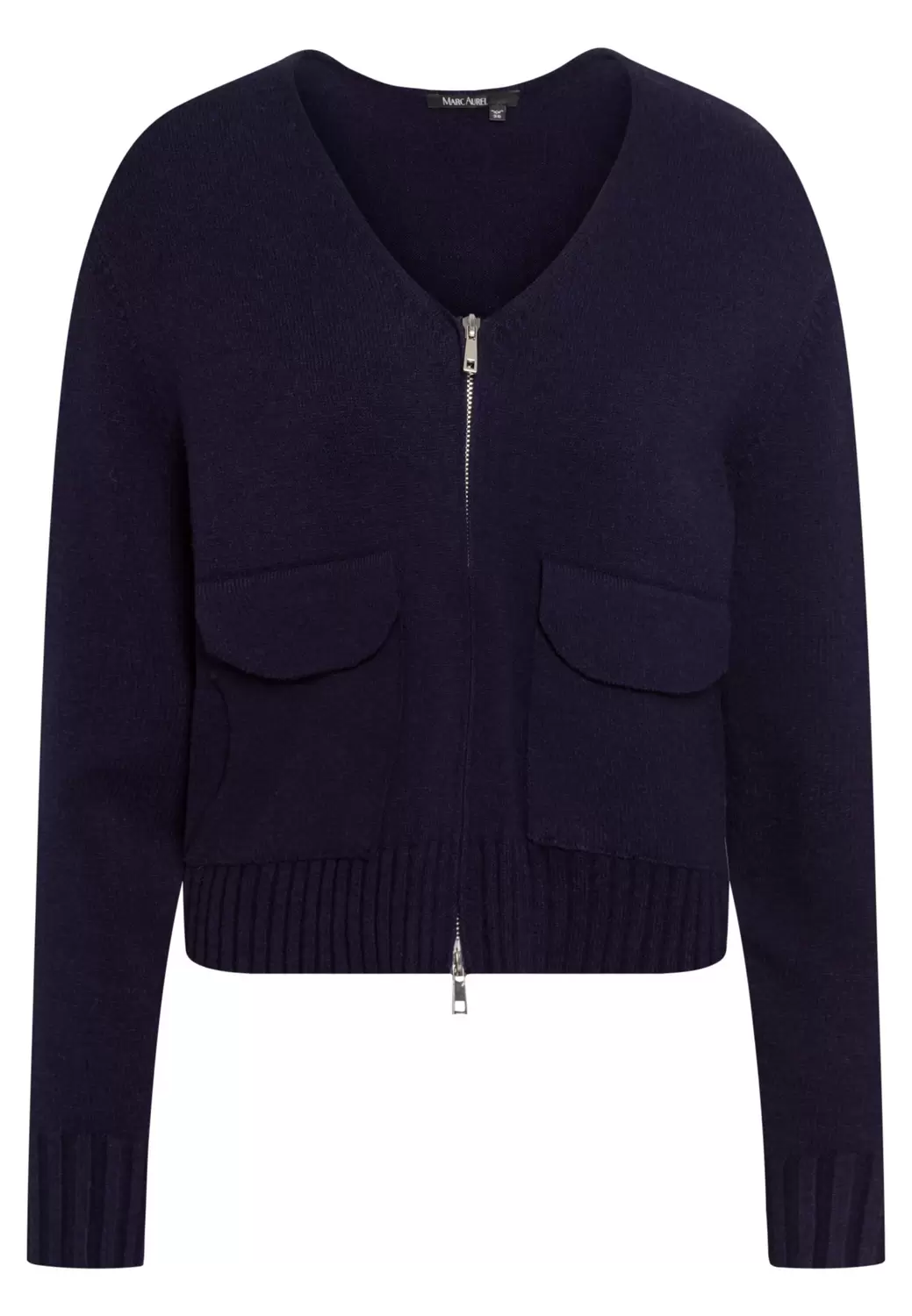 Strickjacke mit Reißverschluß