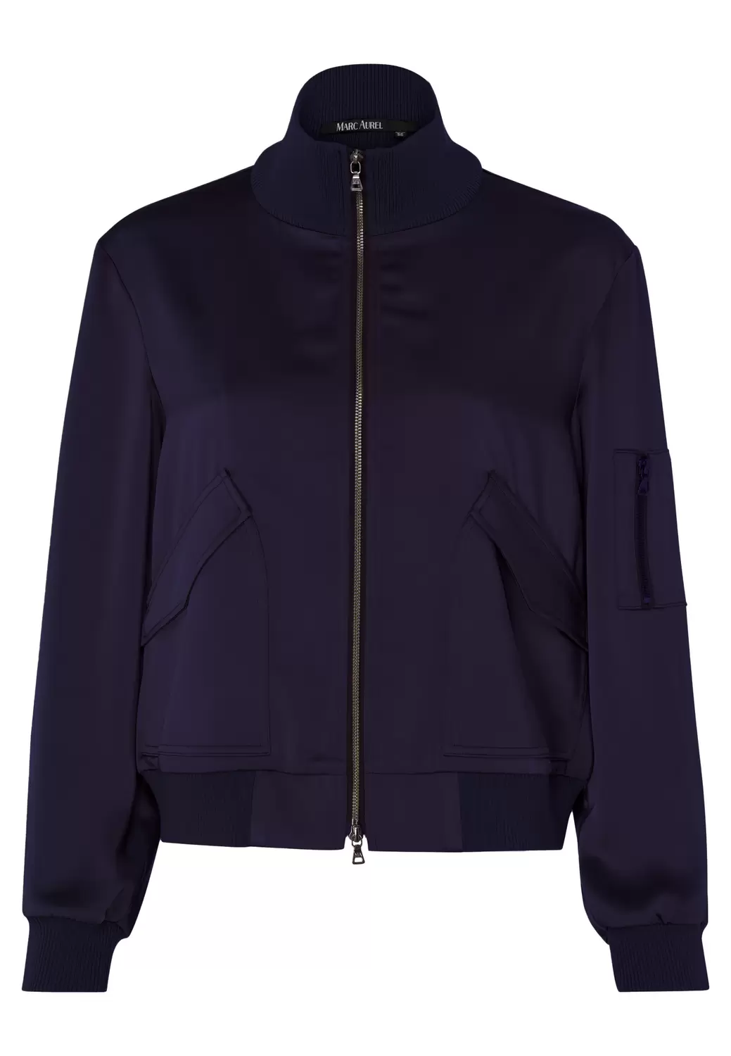 Jacke mit Strickbündchen