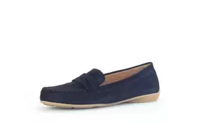 Mokassins Rauleder blau