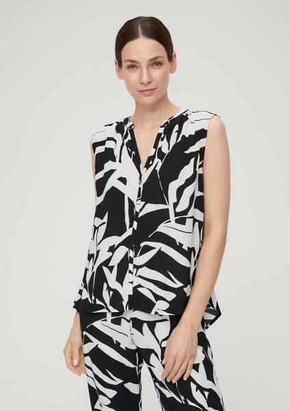 Bluse - 99A3/GREY/BLACK