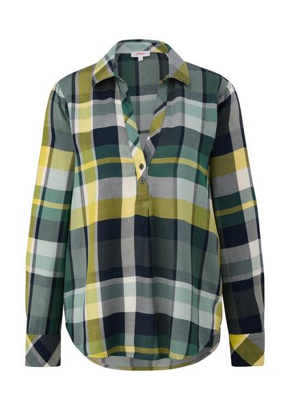 Bluse - 67N8/BLUE GREEN