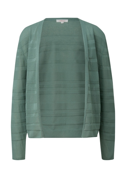 Strickjacke - 6575/BLUE GREEN