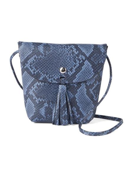 IDA SNAKE Flapbag, blue - 50/blue