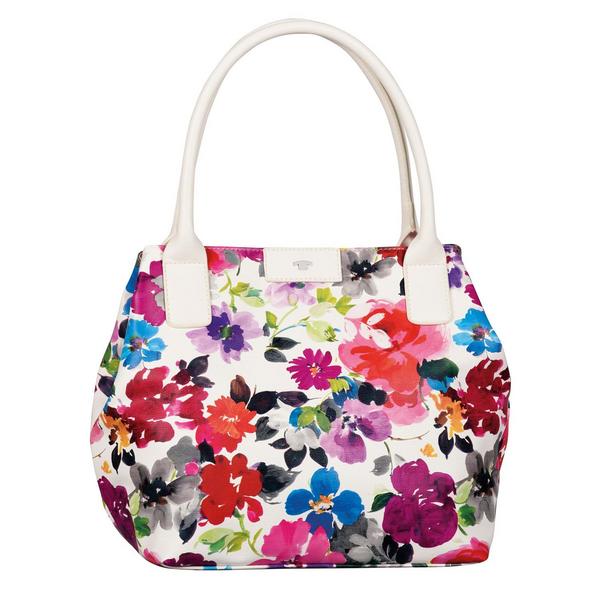 MIRI RIVIERA Shopper, flower white - 117/flower wh