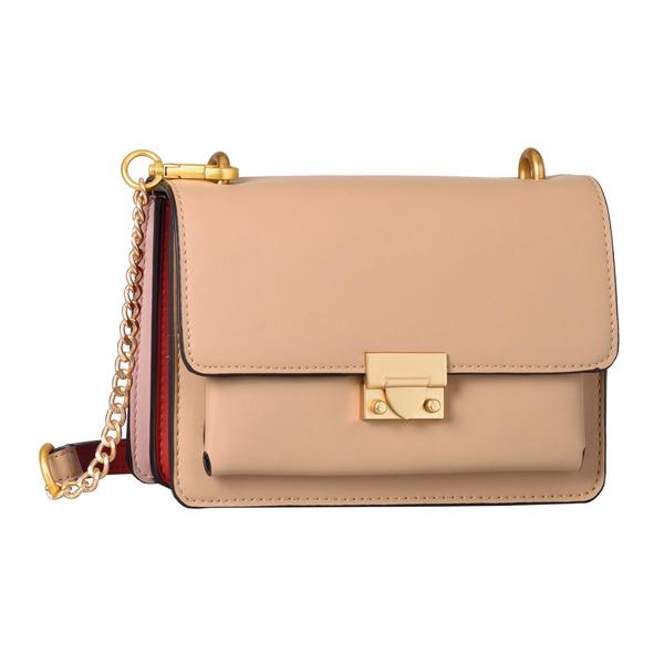 Tia Flap bag XS no zip, mixed beige