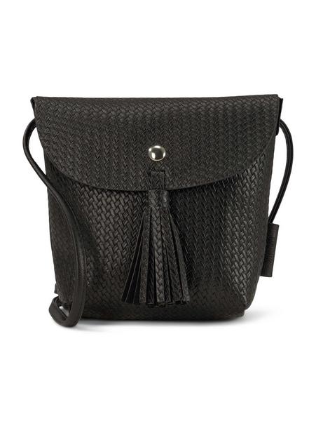 IDA CROCHET Flap bag, black - 60/black