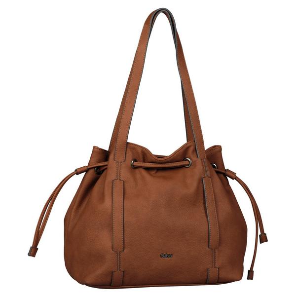 MALU Zip shopper, cognac - 022/cognac