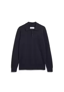 KNIT LONGSLEEVE POLOSHIRT