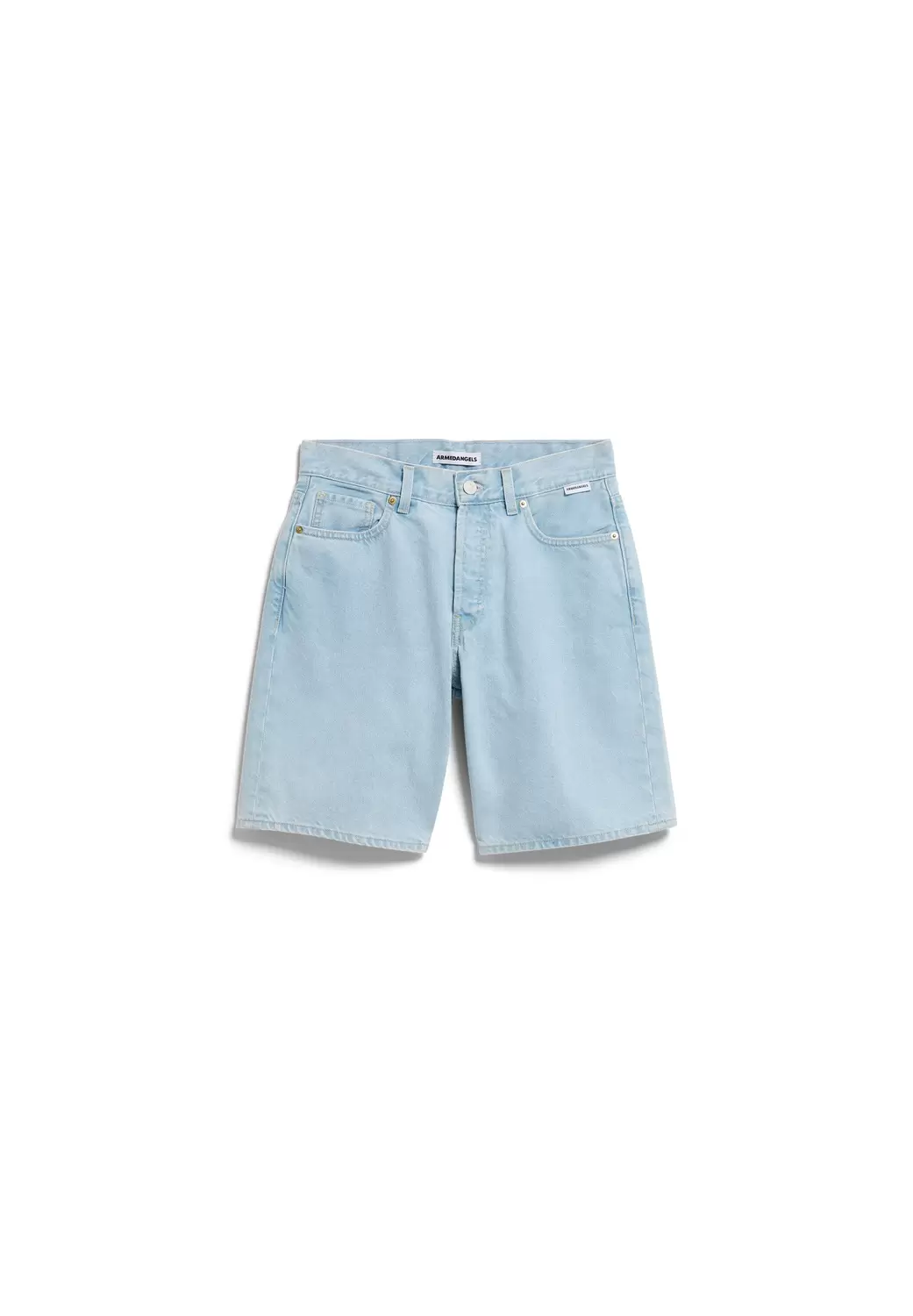 THAALINA MID WAIST DENIM SHORT female