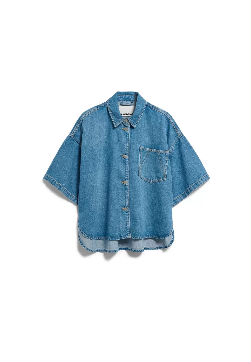 S SLV DENIM OVERSHIRT