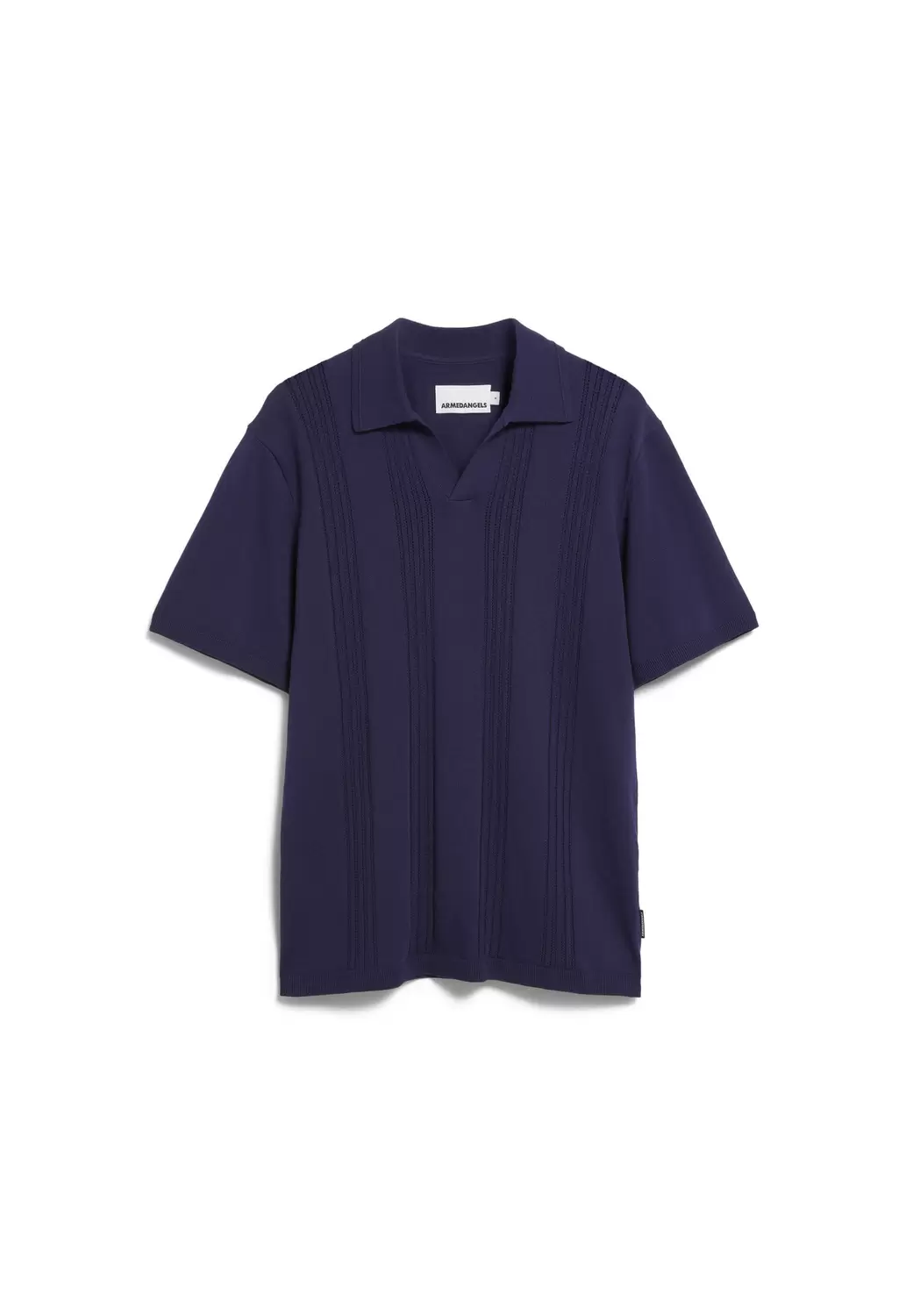 COTTON KNIT POLOSHIRT male