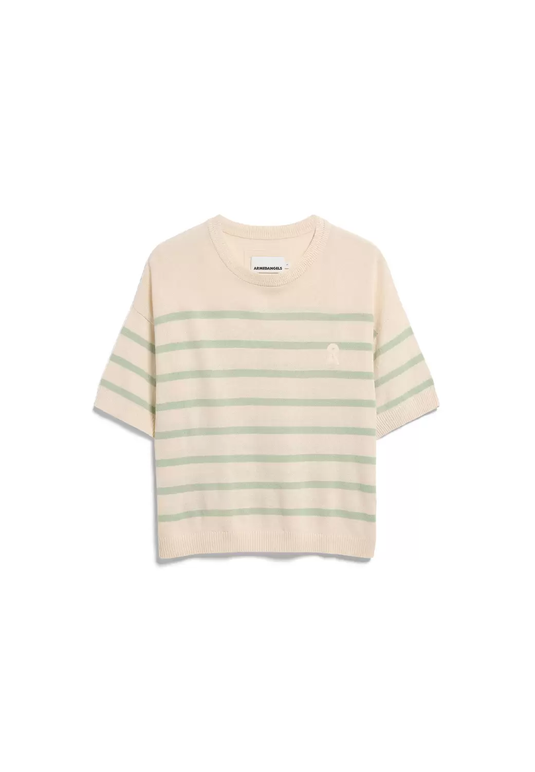 STRIPED LINEN BLEND SWEATER female