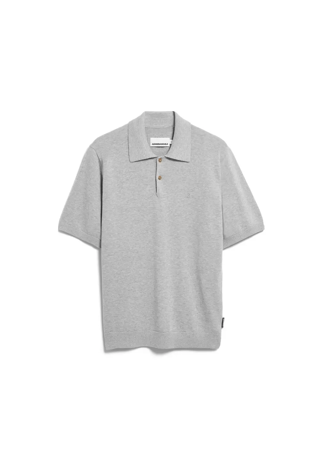 SHORTSLEEVE KNIT POLOSHIRT male