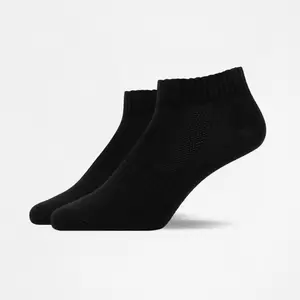 Quarter Socks Uni, 2pcs, Black - 9/Black