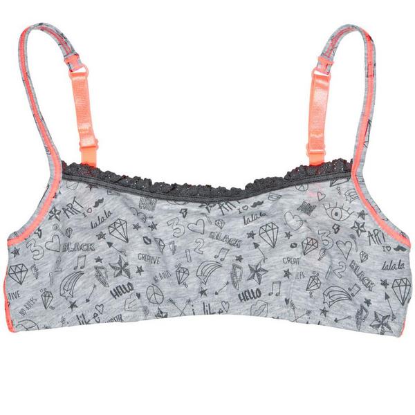 KG Bustier - 812/L.GREY SCRIBBLE AOP