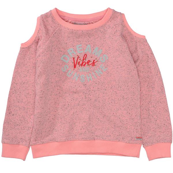 Md.-Cold-Shoulder-Sweat - 428/NEON CORAL NEPPY