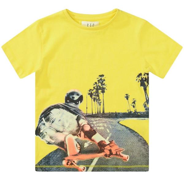 Kn.-T-Shirt - 309/BRIGHT YELLOW