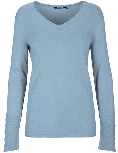 (S)NOS V-Pullover, 1/1 Arm,uni - 625/625 DENIM MEL