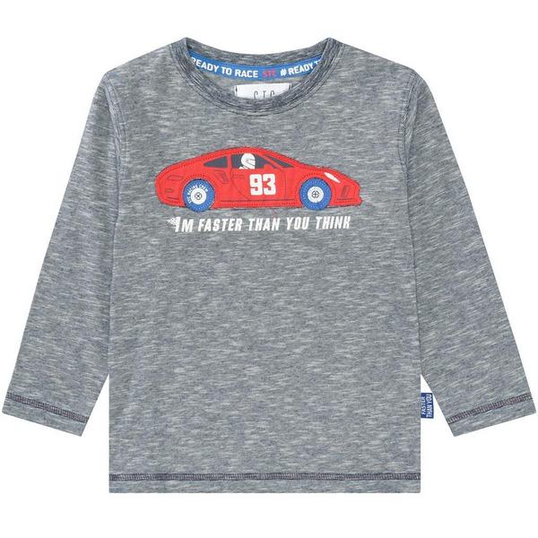 Kn.-Shirt - 615/DARK NAVY -STRUCTURE