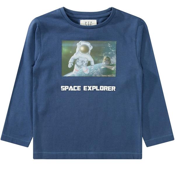 Kn.-Shirt - 616/WASHED BLUE