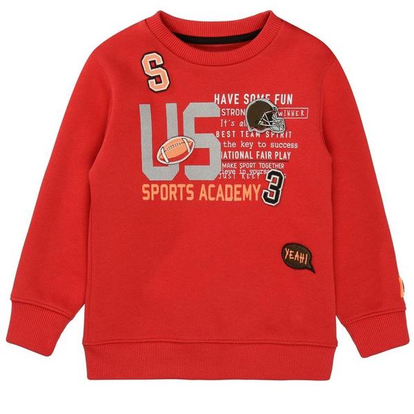 Kn.-Sweatshirt - 426/DEEP RED