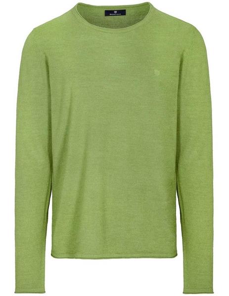 Rundhals Pullover - 501/LIME MEL.