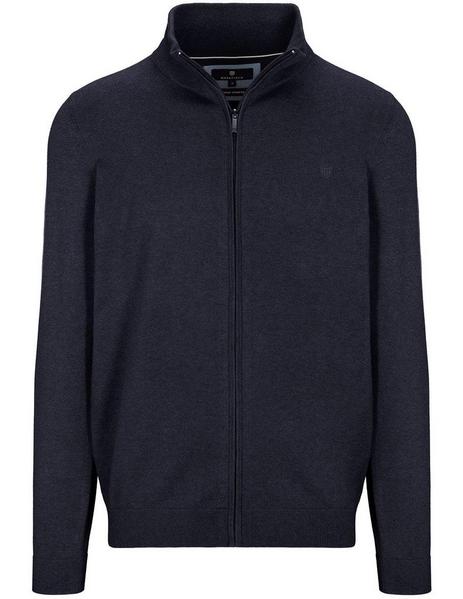 (S)NOS Stehbund Strickjacke - 607/607 BLUE NAVY ME