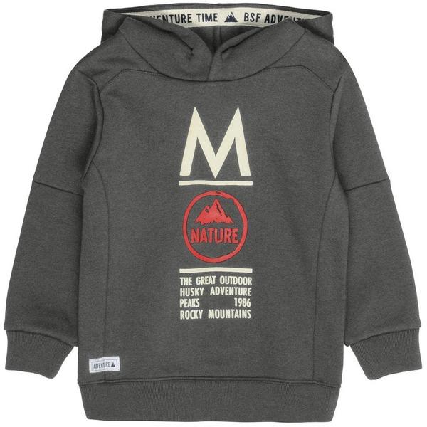 Kn.-Kap.-Sweatshirt - 807/ANTHRA MEL.