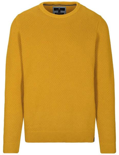 Rundhals Pullover - 302/CURRY